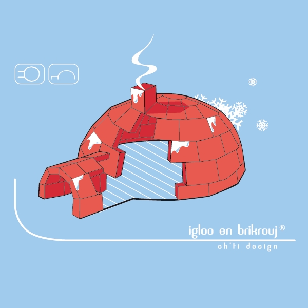 igloo en brikrouj