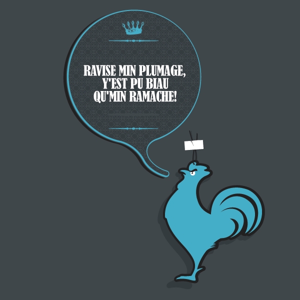 ravise min plumage...