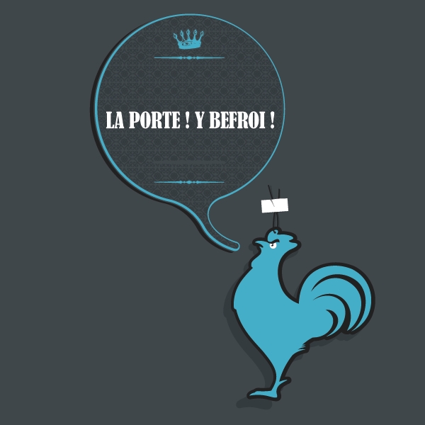 La porte ! Y befroi !